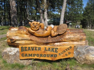 Campground sign