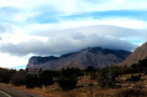 The Guadalupe Mountains -- Photo by Pat Bean 
