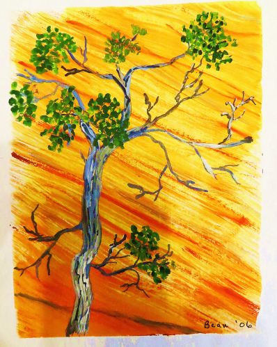 One of the few pieces of art that I did while living in Gypsy Lee. I painted it during a 10-day stay at Zion National Park, which is one of my favorite places to visit.