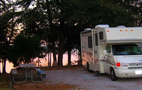 Gypsy Lee by Lake Frank Jackson in Alabama at sunset. -- Photo by Pat Bean 