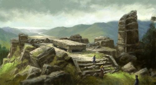 And this is how film makers pictures it in one of the Narnia movies. 