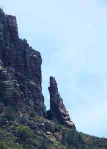 I think this rock spire had a name, but I can't remember it. Maybe I will learn what it's called on my next visit to the canyon. -- Photo by Pat Bean