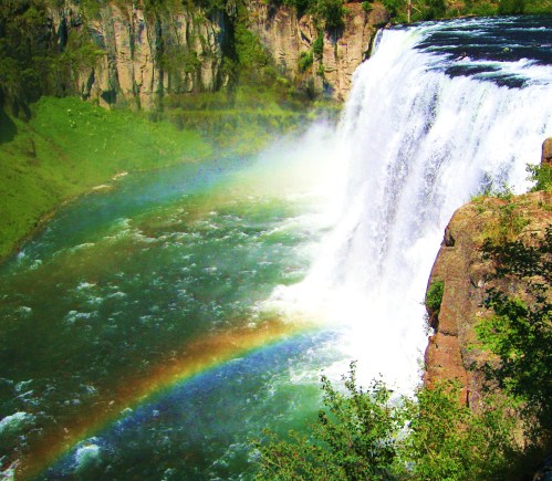 Family is like this waterfall, turbulent at times but always with a rainbow in sight. -- Photo by Pat Bean 