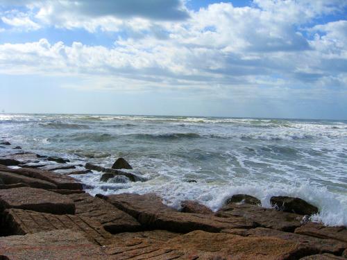 The horizon is always calling to me, whether it lies beyond the ocean or just past a Texas cotton field. -- Photo by Pat Bean