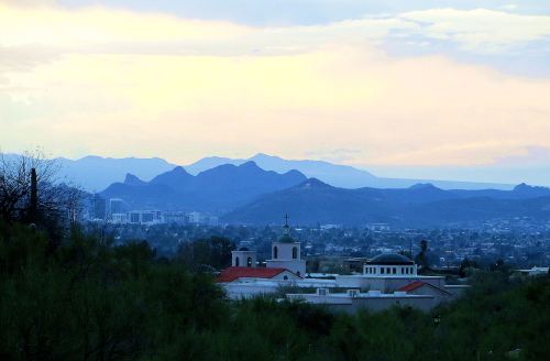 The Present: The view looking out over Tucson from my third-floor apartment. -- Photo by Pat Bean