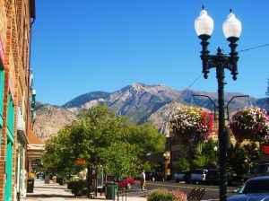 A view of Mount Ogden from Ogden's 25th Street. -- Photo by Pat Bean 