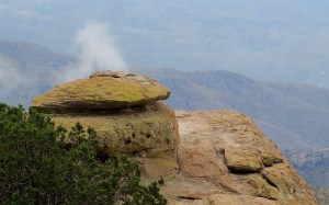 I called this one spaceship rock. -- Photo by Pat Bean