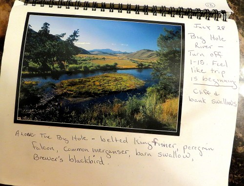 The Big Hole River accompanied me on my drive this day... 