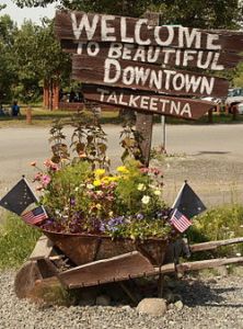 Talkeetna welcome sigh